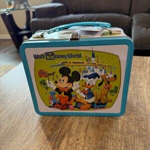 Walt Disney World 50th Anniversary Vault Collection Mickey Metal Lunchbox